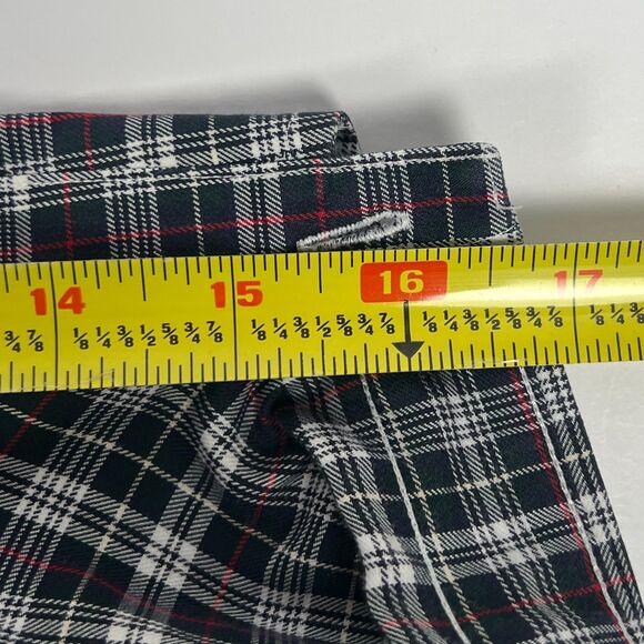 Brooks Brothers 346 Sz Mens M Non-Iron B&W Plaid Long-Sleeve Button-Down Shirt - Picture 6 of 10